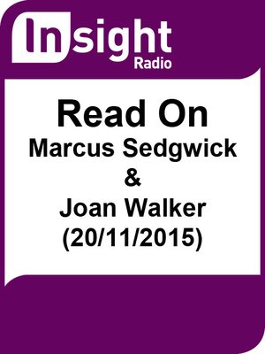cover image of Read On: Marcus Sedgwick, Joan Walker (20/11/2015)